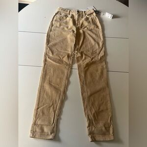 Urban Outfitters Tan Corduroy Straight Leg Pants